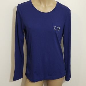 VINEYARD VINES Blue Long Sleeve Sweater Size M.Bag